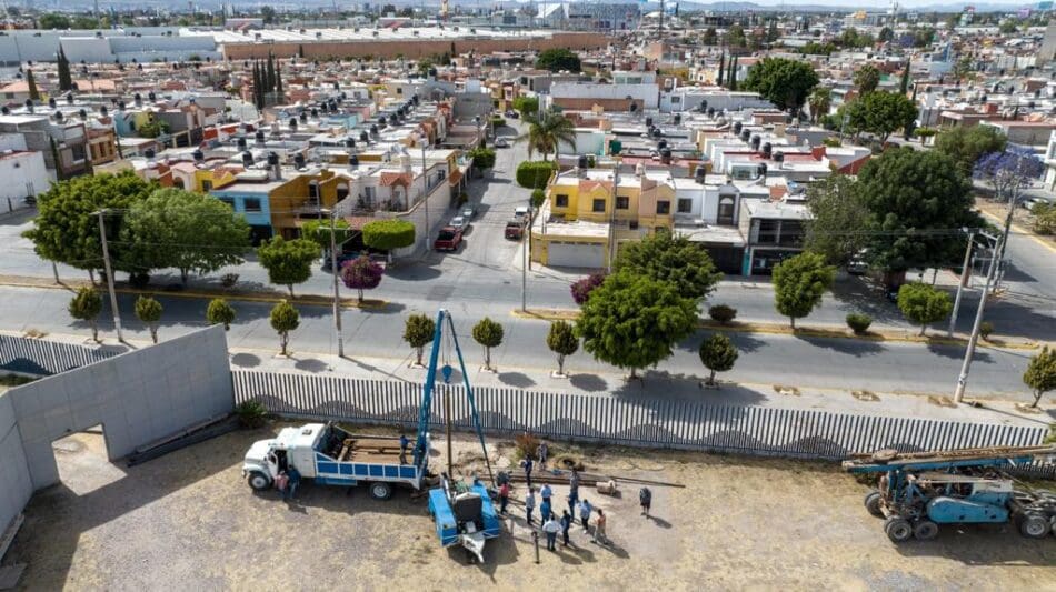 Avanza el Plan Emergente Sí al Agua con el pozo del estadio Lastras se